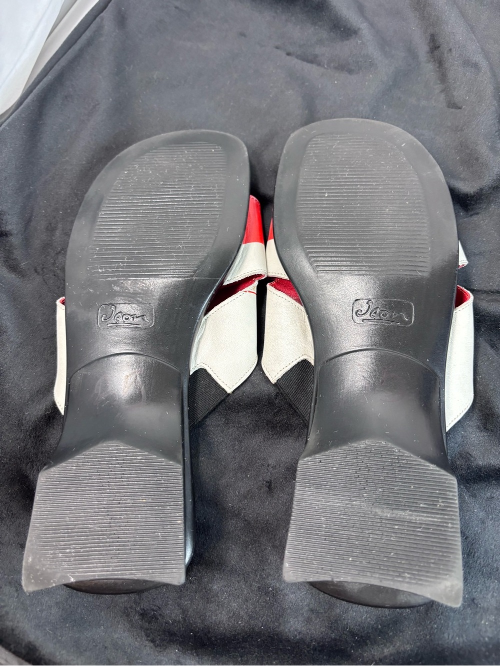 Vintage 1990s Jeon Campbell’s Tomato Soup  Pop Art Novelty Slide Sandals Sz - Picture 8 of 10